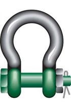 Green Pin 3.25ton Safety Pin "Polar" Bow Shackle