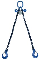 9.4 tonne Grade 100 2Leg Chainsling c/w Latch Hooks