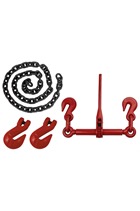 8000kg M.B.S Ratchet Loadbinder Set with Grab Hooks