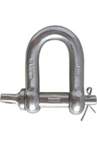 Cromox 1.55tonne Grade 60 Stainless Steel Dee Safety Shackle