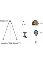 Globestock 14mtr G.Saver II + 20mtr G.Winch Compact Tripod Kit