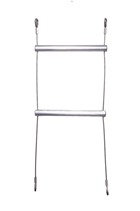 Lyon Flexible Galvanised Wire Rope Ladder Swaged Eye