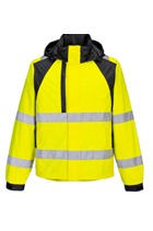 Portwest CD860 WX2 Eco Hi-Vis Rain Jacket Yellow/Black