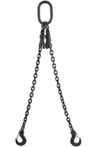 2.8 tonne Black Chainsling 2 Leg, Latch Hook