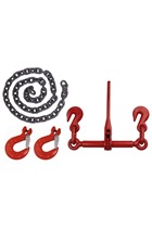 12600kg M.B.S Ratchet Loadbinder Kit with Latch Hooks