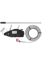 Wire Rope Winch 1600kg c/w Winch Rope, Pulling 2400kg.