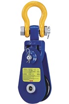 Yoke 8tonne 8" Snatch Block with Captive Shackle