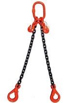 Special Offer 7.5 tonne x 10mtr EWL 2Leg Chainsling, Adjustable & c/w Safety Hooks