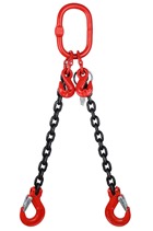 2.8 tonne 2Leg Chainsling, Adjustable and c/w Latch Hooks