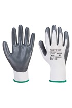 Portwest A310 Flexo Nitrile Grip Glove Grey/White (10pk)