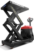 1000kg Electric Pallet Truck with Scissor Lift
