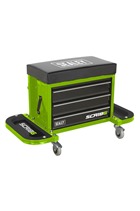Sealey SCR18G Mechanic's Utility Seat & Toolbox - Green