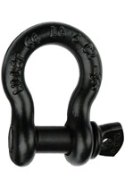 2 Ton Black Finish Bow Shackle