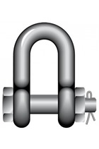 2800kg Stainless Steel Dee Shackle with Safety Bolt