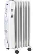 Sealey RD1500 Oil Filled Radiator 1500W/230V 7-Element