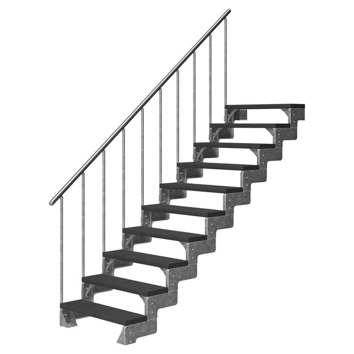 Trimax Gardentop Staircase With Handrail - Anthracite