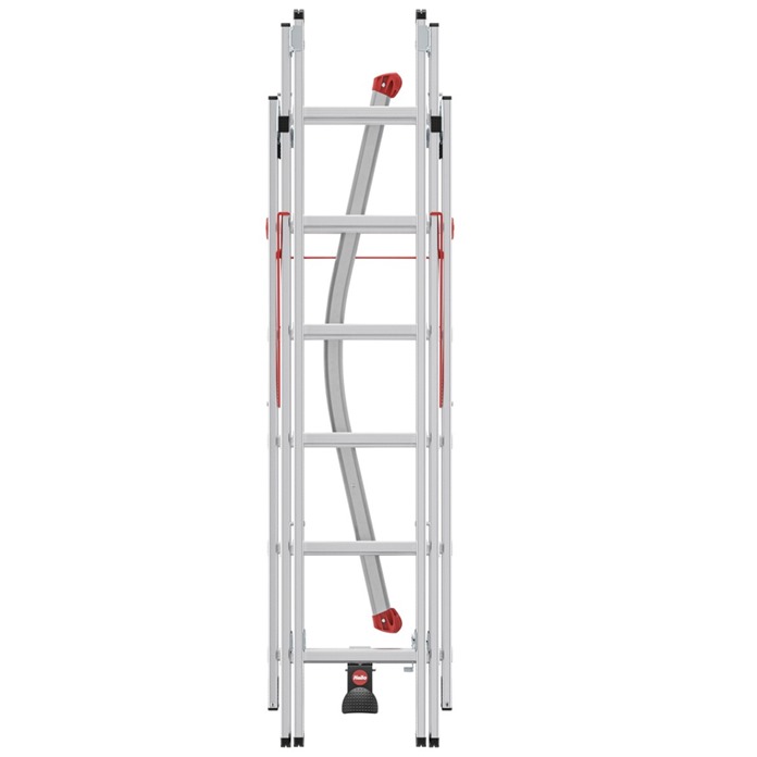 Hailo Combination Ladders with Adjustable Pedal