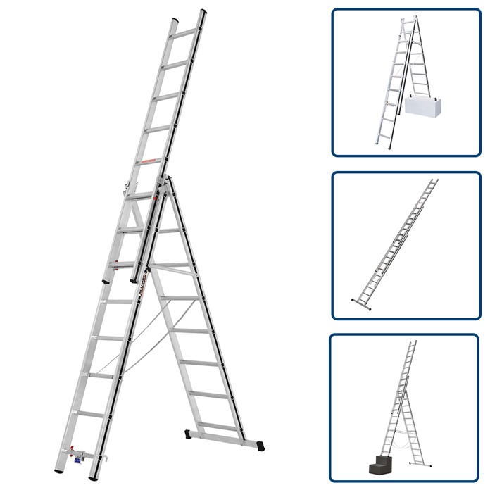 Black Line Professional Combination Ladders