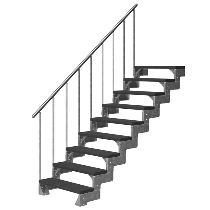 Trimax Gardentop Staircase With Handrail - Anthracite