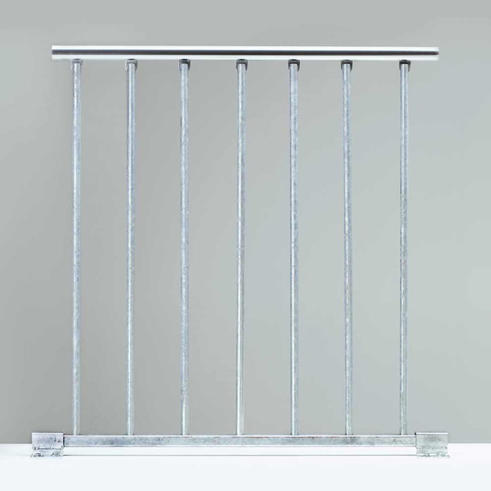 Galvanised Steel Landing Banister 