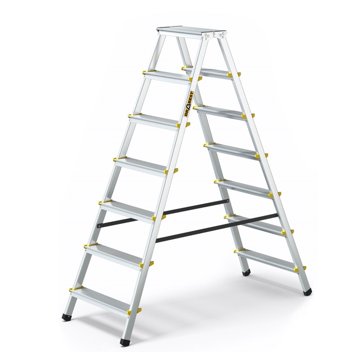 Pro Aluminium Double-Sided Step Ladder