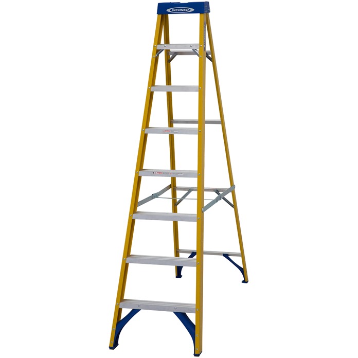 Werner 716 Fibreglass Swingback Step Ladder