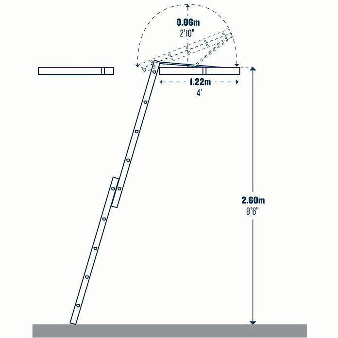 Spacemaker Loft Ladder