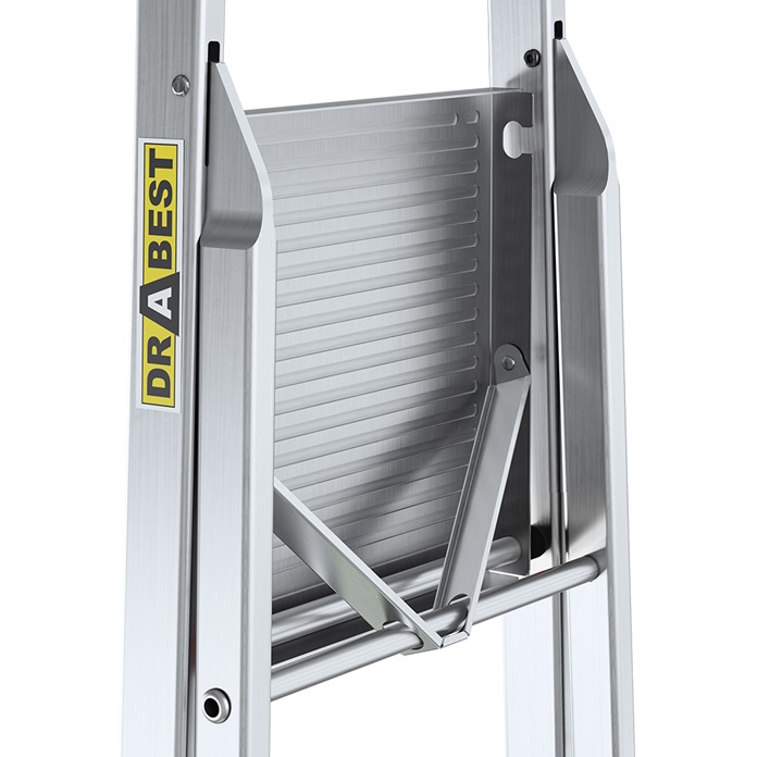 HOME Aluminium Platform Step Ladders