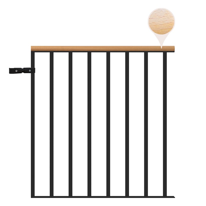 Classic Landing Banister - Black