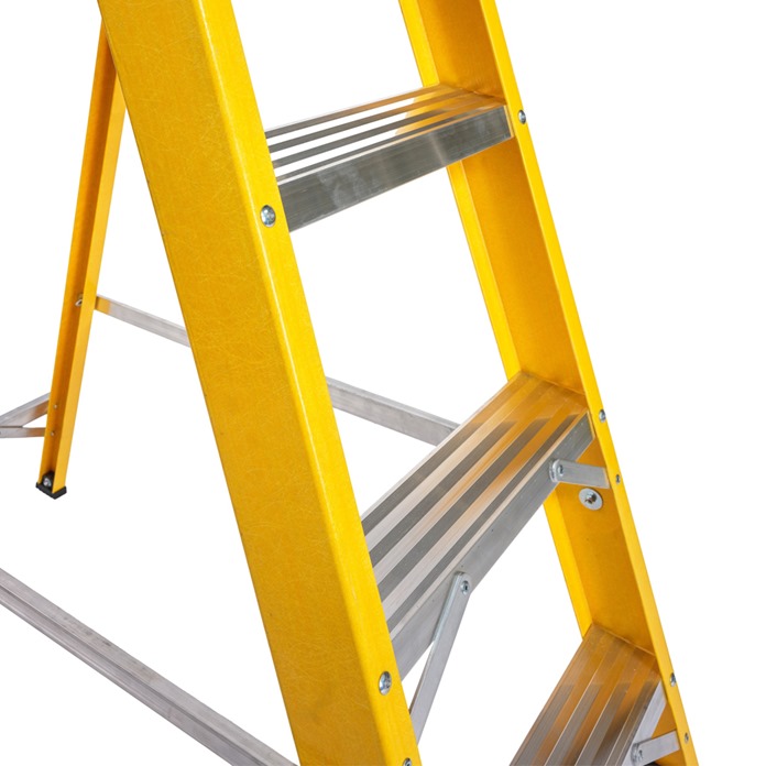 Super-Trade Glass Fibre Platform Step Ladder