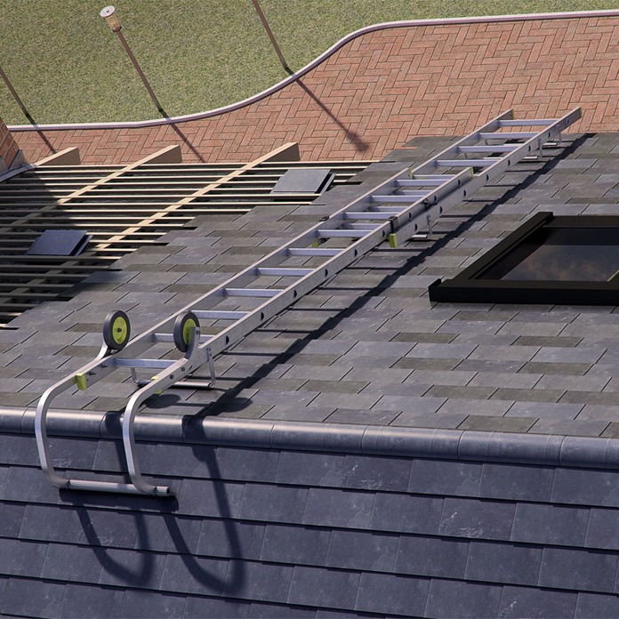 Werner Double Section Roof Ladder