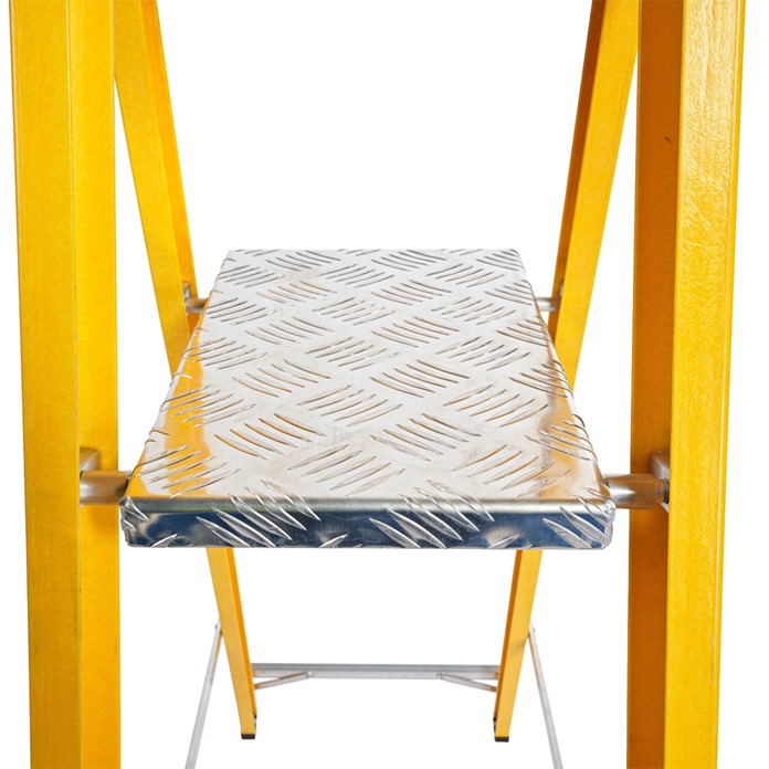 Super-Trade Glass Fibre Platform Step Ladder
