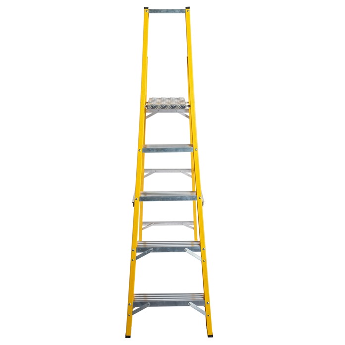 Super-Trade Glass Fibre Platform Step Ladder