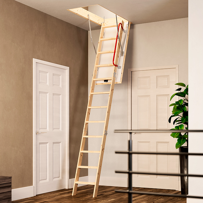 Dolle Hobby (1200 x 700) Wooden Loft Ladder