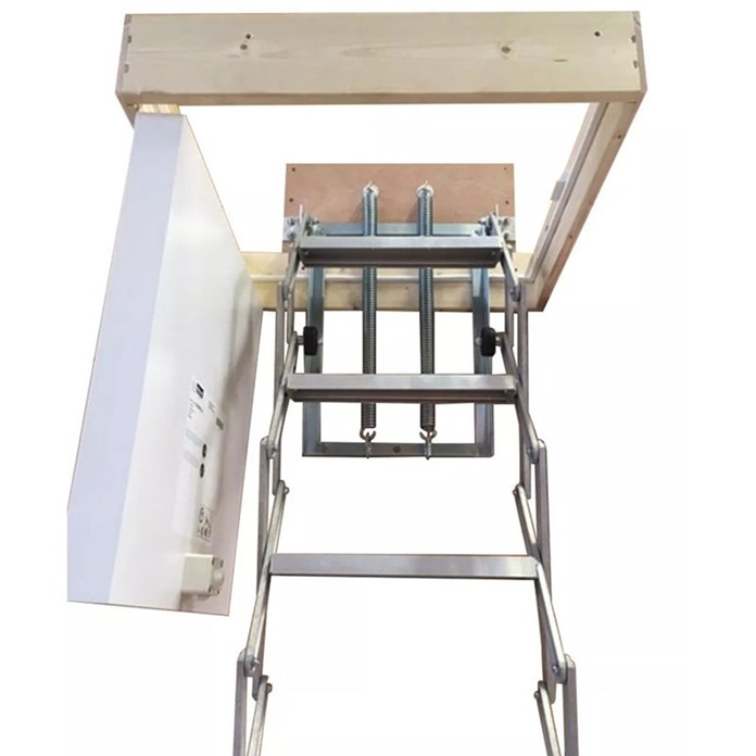 Dolle Allufix Concertina Wide Tread Loft Ladder