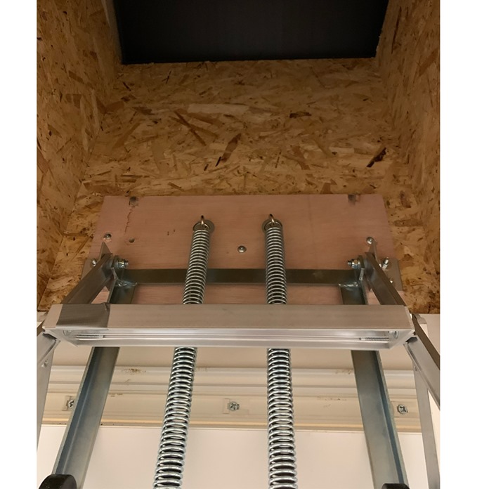 Dolle Allufix Concertina Wide Tread Loft Ladder