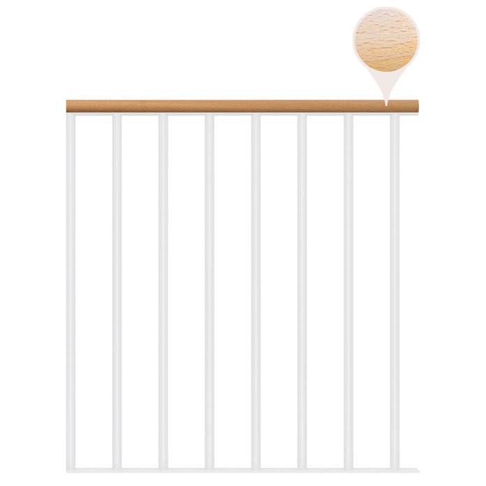 Classic Landing Banister - White