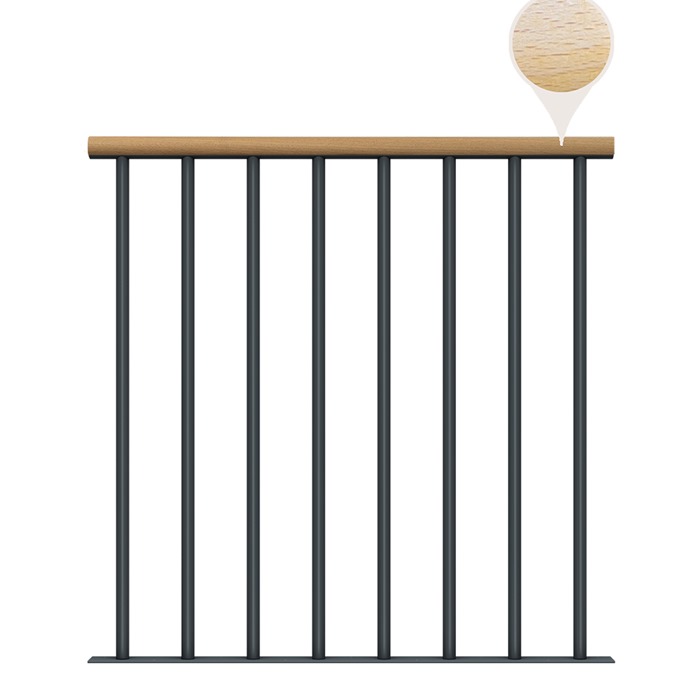 Classic Landing Banister - Anthracite