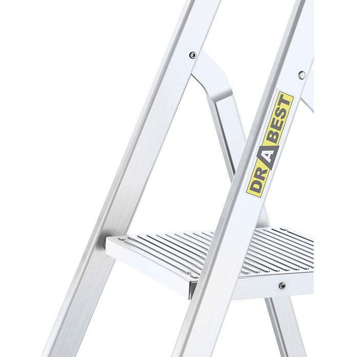 HOME Aluminium Platform Step Ladders