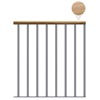 Classic Landing Banister - Pearl Grey