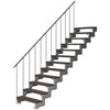 Trimax Gardentop Staircase with Handrail - Dark Brown