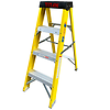 Titan Fibreglass Swingback Step Ladder