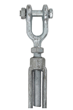 3/4" x 9" Galvanised Jaw/Jaw Turnbuckle WLL:2.36tonne