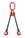 Weissenfel 7.5tonne 2-Leg Chainsling c/w Latch Hooks