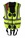 Quick Release High Visibility Jacket Safety Harness Elasticated