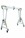 3000kg Aluminium Gantry, 3mtr beam, 1600-2200mm