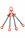26.5 tonne 4Leg Chainsling, Adjusters, Safety Hooks