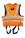 Special Offer Small High Visibility ORANGE Jacket Safety Harness Elasticated With Quick Release Buckles