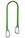 NLG 101519 Bungee Tool Lanyard, Twin Carabiner Max Load:3kg