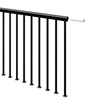 Classic Landing banister for spiral Staircases